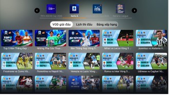 Kho Video Highlights trên MyTV giúp khán giả lựa chọn nội dung xem lại