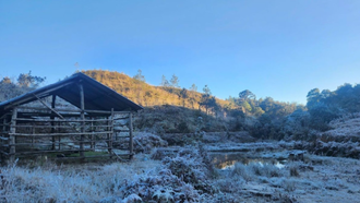 Vùng núi cao cần đề phòng xảy ra băng giá