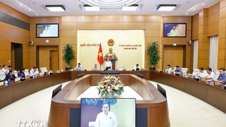 Một phiên họp của Ủy ban Thường vụ Quốc hội.