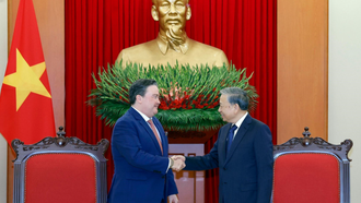 Tổng Bí thư Tô Lâm tiếp Đại sứ Hoa Kỳ tại Việt Nam Marc Evans Knapper.