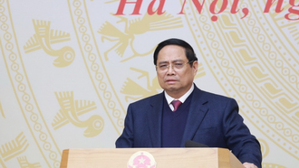Thủ tướng Phạm Minh Chính chủ trì Hội nghị trực tuyến toàn quốc thúc đẩy đầu tư công năm 2025 và năm 2026