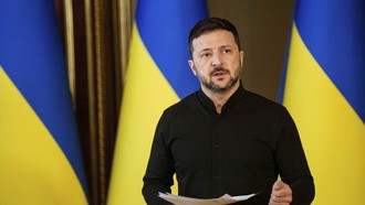 Tổng thống Ukraine Volodymyr Zelensky.