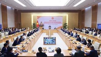 Hội nghị tổng kết công tác ngoại giao kinh tế năm 2025 và kế hoạch triển khai nhiệm vụ 2026. Ảnh: Dương Giang/TTXVN.