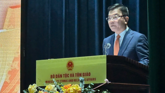 Phó Thủ tướng Chính phủ Lê Thành Long phát biểu chỉ đạo tại Hội nghị. 