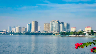 Một góc hồ Tây