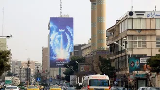 Một góc của thủ đô Tehran, Iran 