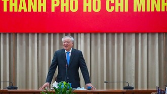 Phó Thủ tướng Thường trực Nguyễn Hòa Bình phát biểu tại buổi làm việc.