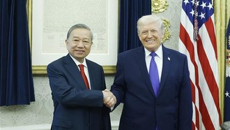 Tổng Bí thư Tô Lâm gặp Tổng thống Hoa Kỳ Donald Trump