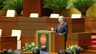 Tổng Bí thư Tô Lâm phát biểu chỉ đạo hội nghị. Ảnh: Phương Hoa/TTXVN