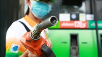 Một trạm bơm xăng tại Thái Lan. 