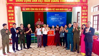 Các lực lượng tham gia công tác bầu cử tại xã Ứng Thiên