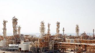 Mỏ khí đốt South Pars của Iran. Ảnh: IRNA