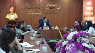 Bà Claudia Kaiser, Phó Chủ tịch Hội Sách Frankfurt đã có buổi làm việc với Cục Xuất bản, In và Phát hành (Bộ Văn hóa, Thể thao và Du lịch).