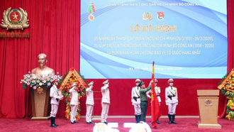 Đại tướng Lương Tam Quang, Bộ trưởng Bộ Công an trao Huân chương Bảo vệ Tổ quốc hạng Nhất tặng Đoàn TNCS Hồ Chí Minh Bộ Công an