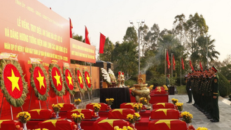 41 hài cốt liệt sỹ hy sinh trong chiến tranh trong tỉnh Đồng Nai và Vương quốc Campuchia an táng tại Nghĩa trang Liệt sỹ Bình Phước.