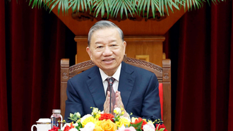 Tổng Bí thư Tô Lâm phát biểu