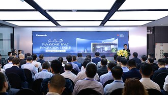 Ông Otsuki Shinsuke - Giám đốc điều hành Panasonic Air-Conditioning Việt Nam phát biểu tại sự kiện