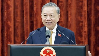 Tổng Bí thư, Chủ tịch nước Tô Lâm phát biểu