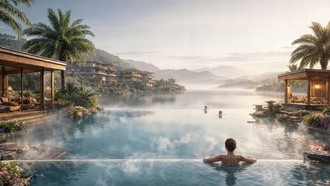 Mô hình khoáng nóng ngày càng phổ biến.