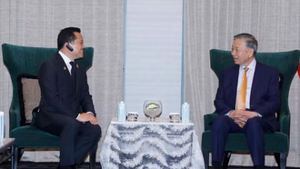 Tổng Bí thư, Chủ tịch nước Tô Lâm tiếp ông Thapana Sirivadhanabhakdi, Chủ tịch điều hành Tập đoàn TCC, Tổng Giám đốc Tập đoàn ThaiBev (Thái Lan).