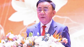 Đồng chí Trần Cẩm Tú, Ủy viên Bộ Chính trị, Thường trực Ban Bí thư phát biểu tại Hội nghị