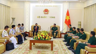 Toàn cảnh buổi làm việc. Ảnh: Bộ Quốc phòng