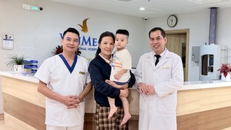 Trẻ được xuất viện ngay trong ngày nhờ phương pháp phẫu thuật ít xâm lấn tại Vinmec Hạ Long.