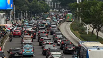 Đường phố tại Jakarta, Indonesia. Ảnh minh họa