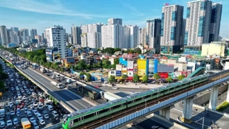 Một góc thành phố Hà Nội.