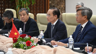 Đặc phái viên của Tổng Bí thư, Chủ tịch nước Tô Lâm, đồng chí Lê Hoài Trung, Ủy viên Bộ Chính trị, Bộ trưởng Bộ Ngoại giao tái khẳng định sự đoàn kết Việt Nam - Cuba.