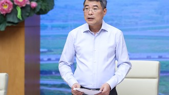 Thủ tướng Chính phủ Lê Minh Hưng phát biểu quán triệt tại Hội nghị. Ảnh: VGP/Nhật Bắc