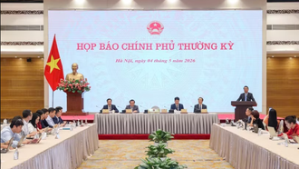 Họp báo Chính phủ thường kỳ tháng 4/2026. Ảnh minh họa