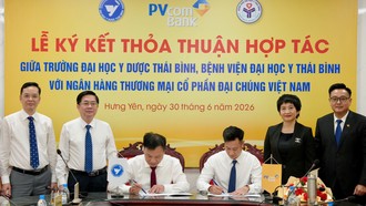 Đồng hành cùng ngành giáo dục, y tế, PVcomBank mở rộng hợp tác với trường Đại học Y Dược và Bệnh viện Đại học Y Thái Bình