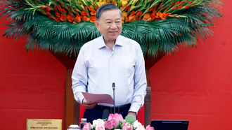 Tổng Bí thư, Chủ tịch nước Tô Lâm phát biểu. 