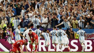 ĐT Argentina thắng Thụy Sĩ ở hiệp phụ, Ảnh: AFP