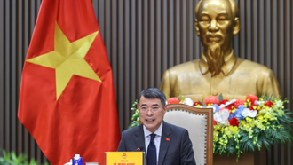 Thủ tướng Lê Minh Hưng điện đàm với Thủ tướng Hà Lan Rob Jetten.