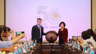 Công bố bộ nhận diện 50 năm quan hệ Việt Nam-UNESCO.