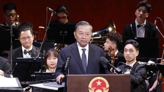Tổng Bí thư, Chủ tịch nước Tô Lâm phát biểu tại sự kiện. 