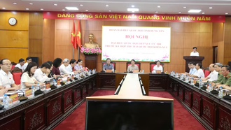 Hội nghị Đại biểu Quốc hội tiếp xúc cử tri. 