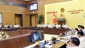 Phiên họp thứ 6 của Ủy ban Thường vụ Quốc hội xem xét, thông qua dự thảo Nghị quyết về Chương trình lập pháp năm 2027