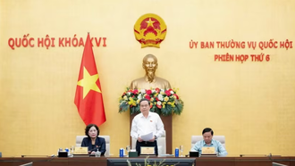 Chủ tịch Quốc hội Trần Thanh Mẫn phát biểu bế mạc phiên họp.