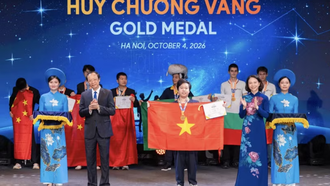 Các học sinh Việt Nam đã giành 6 huy chương Vàng và 4 huy chương Bạc. 