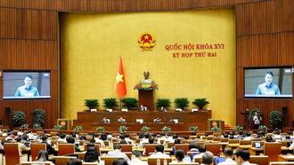 Quang cảnh phiên họp.