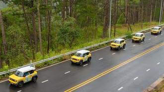 Lado Taxi triển khai dịch vụ du lịch đặc biệt bằng VinFast VF 3 tại Đà Lạt và Đức Trọng (Lâm Đồng).