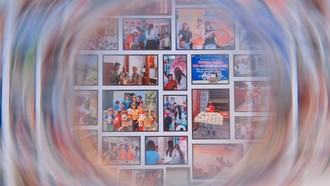 Nhiều hình ảnh phong phú của NSƯT Kim Tuyến trưng bày tại triển lãm