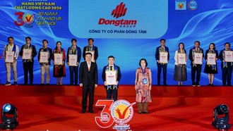 Năm 2026 đánh dấu 30 năm Dongtam Group được lựa chọn là Hàng Việt Nam chất lượng cao.