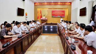 Toàn cảnh buổi làm việc