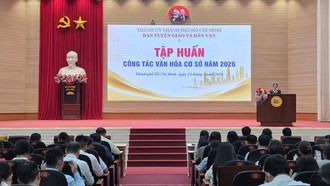 Chương trình tập huấn công tác văn hóa cơ sở năm 2026 diễn ra tại Học viện Chính trị khu vực II (TPHCM)