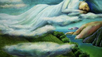 Tác phẩm 'Tuổi mộng mơ" trong triển lãm "Một thời tuổi ngọc"