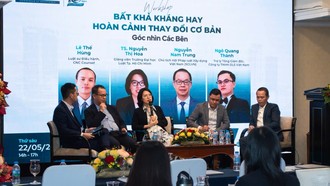 TS.Nguyễn Thị Hoa - Giảng viên Trường Đại học Luật TP.Hồ Chí Minh chia sẻ tại workshop
